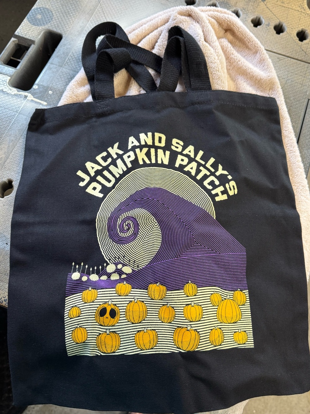 Nightmare Before Christmas canvas tote